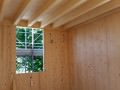 tetto in legno da costruzione massiccio